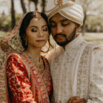 Hindu Wedding Bride and Groom Portrait