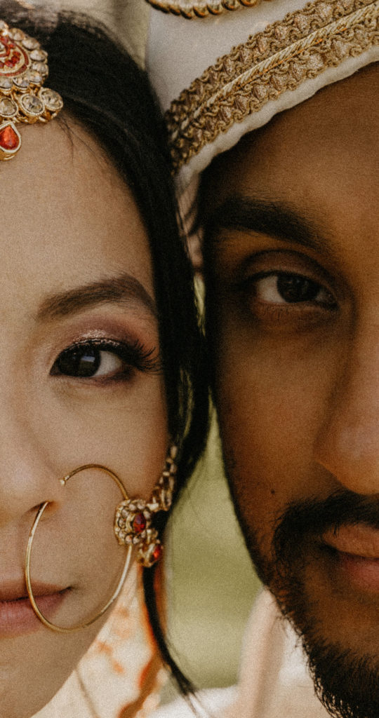 Hindu Wedding Couple Portrait