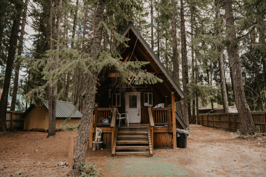 Tiny rustic PNW cabin 